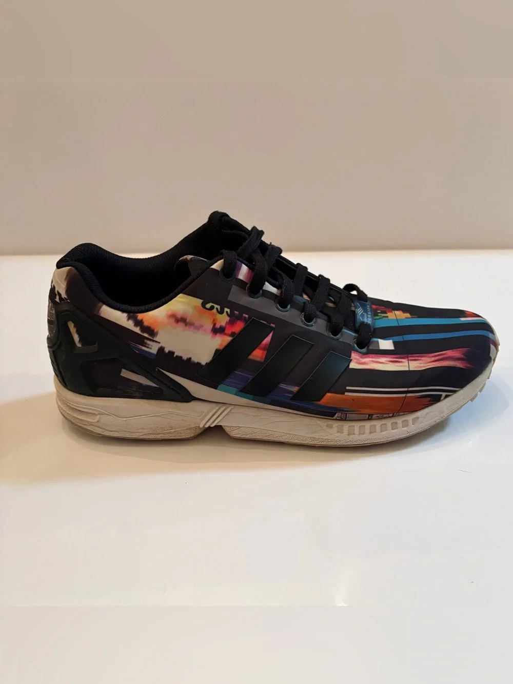 adidas Black Multicolor Graphic Sneakers